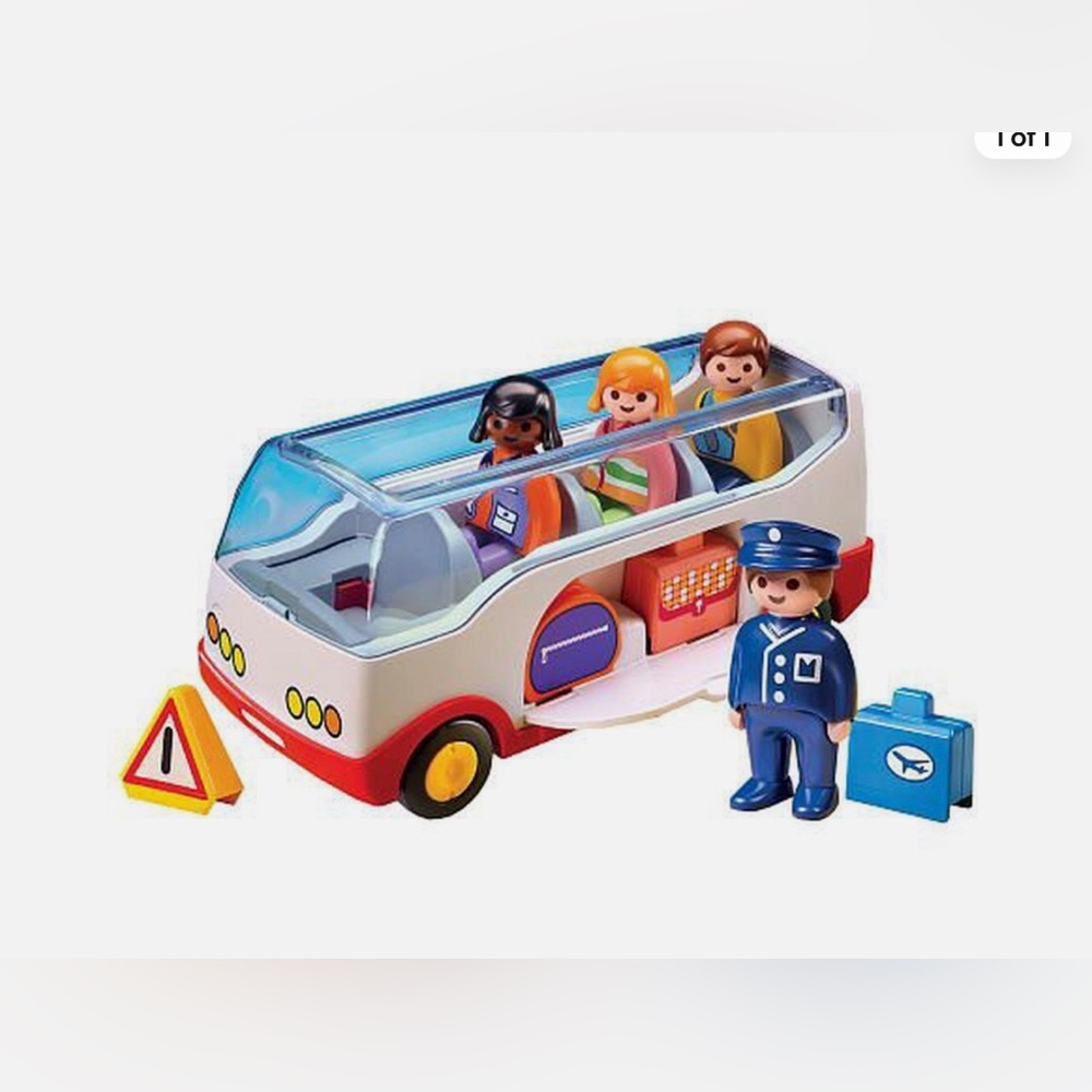 1.2.3 Airport Shuttle Bus - Playmobil